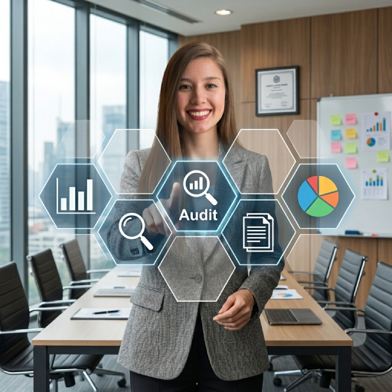 Auditrice qualité ESSMS réalisant un audit et un diagnostic qualité